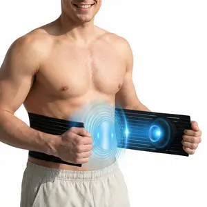 Unisex abdominal hernia support belt with removable compression pad, suitable for umbilical hernia, abdominal wall incision hernia, upper abdominal hernia, and femoral hernia, post-surgery abdominal stabilizer.