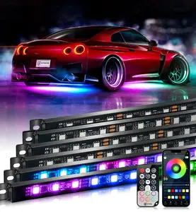 6PCS RGB Glow Lights Kit for Trucks SUV