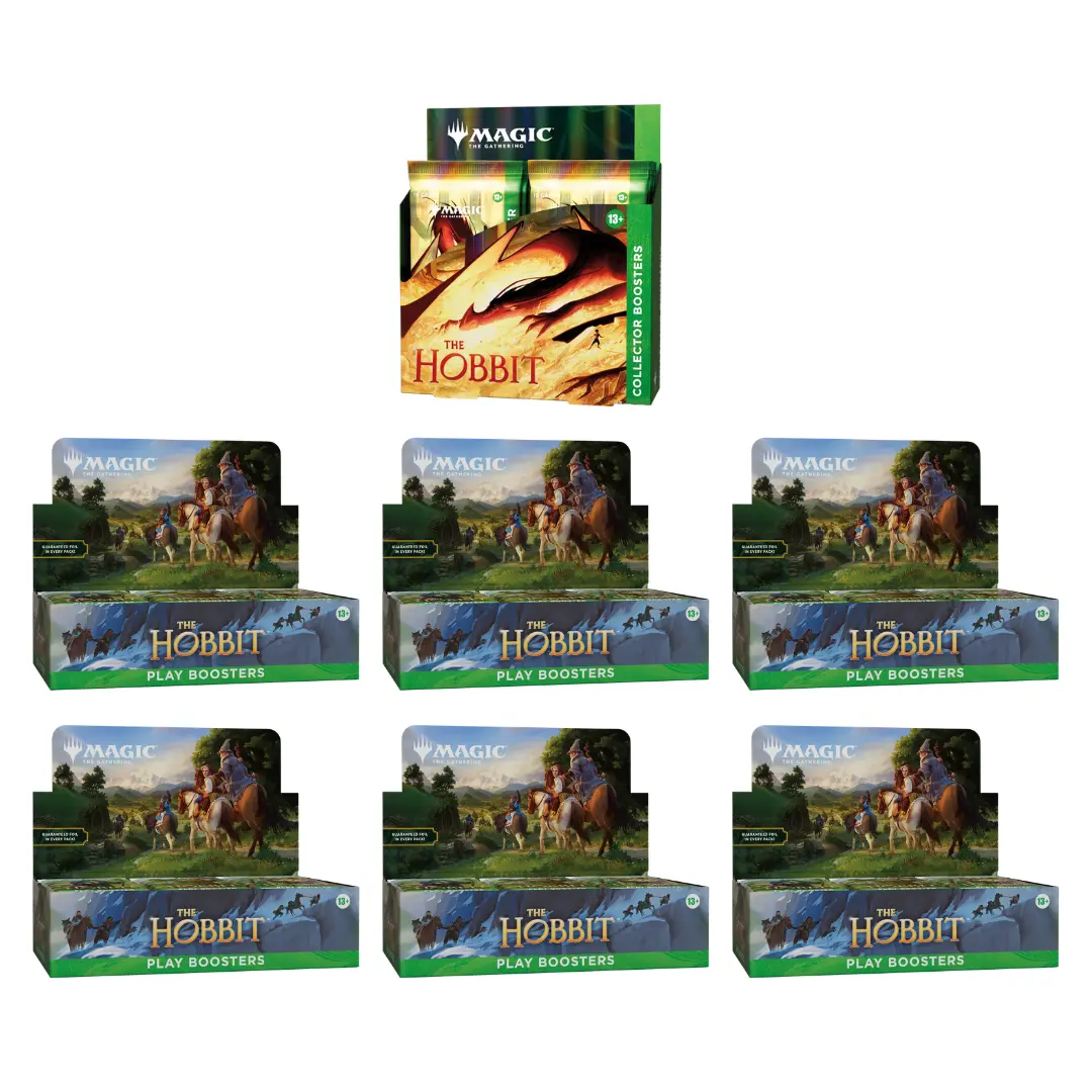 MAGIC#071 MTG The Hobbit Collector Booster Box + MTG The Hobbit Play Booster Box Case (6 Box) Digit 08/25/26 RIP ON FILL