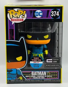 Funko Pop! DC - Batman Imperial (Black Light) #374 Exclusive (Sticker may vary) Collectible Pop Vinyl Figure
