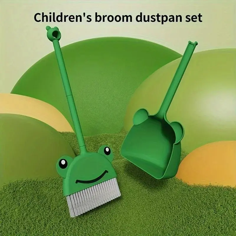 Broom and dustpan set combination, household internet celebrity set, soft bristled broom, floor cleaning and wiping broom, Broom with dustpan