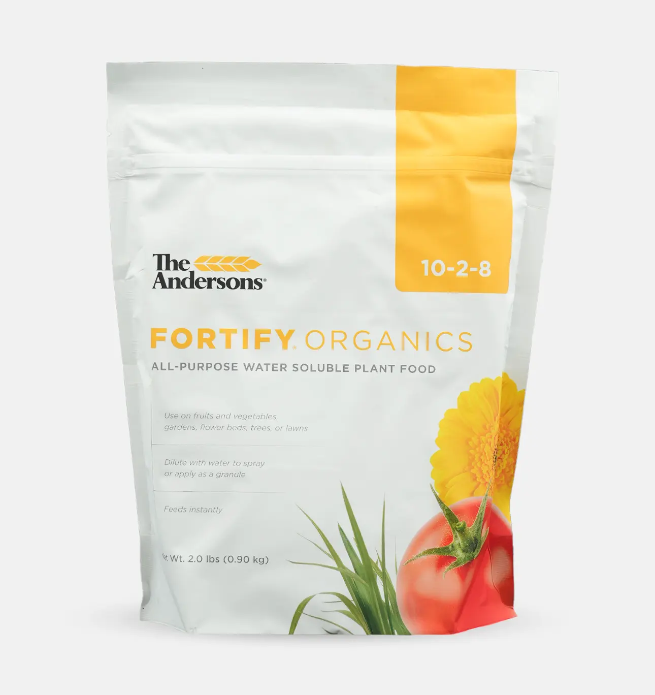 The Andersons Fortify Organics 10-2-8 Dry Granular All-Purpose Water-Soluble Organic Plant Food for Fruits, Vegetables, Trees, Dry Granular Fertilizer