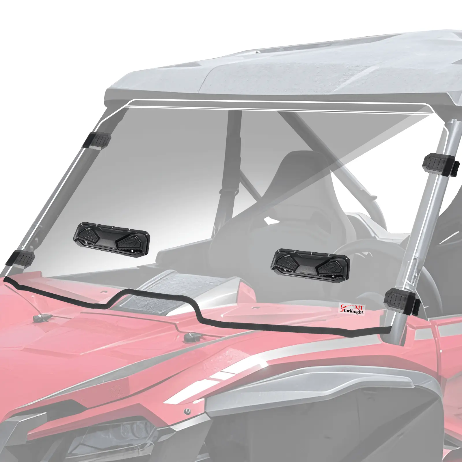 StarknightMT Talon 1000 Windshield with Vent (2019-2025), Scratch-Resistant Clear PC Front Windscreen Compatible with Talon 1000X/1000R/1000X4 UTV Accessories
