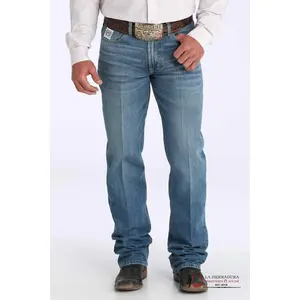 CINCH JEAN WHITE LABLE MEDIUM JEAN COLOR MID RISE RELAXED STRAIGHT LEG MB92834060 Fitted Plain Summer Beige Menswear Stylish Tropical