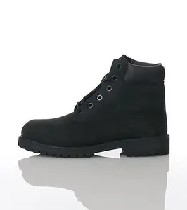 Youth Timberland 6 In. Premium Boot Black (TB012907 001) (GS)