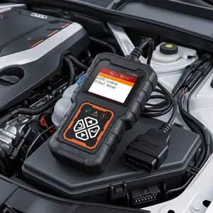 Professional obd2 scanner with CAn Bus, Real-Time Engine Code Reader & DTc diagnostics, Multi-Language, I/M Readiness Test, Universal Car Diagnostic Tool for Mechanics & Auto Repair