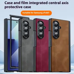 for Samsung Galaxy Z Fold 7 with Hinge Protection |   Matte PC Shockproof |   Comfortable Grip |   Screen Protection |   Gray Color |  Model Compatible Cover Casing Black, Accessories, Smartphone,summerwins