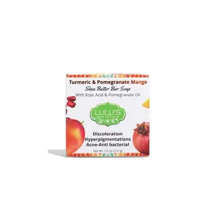 Pomegranate Mango Turmeric Kojic Shea Butter Bar Soap – Brightening Cleanse