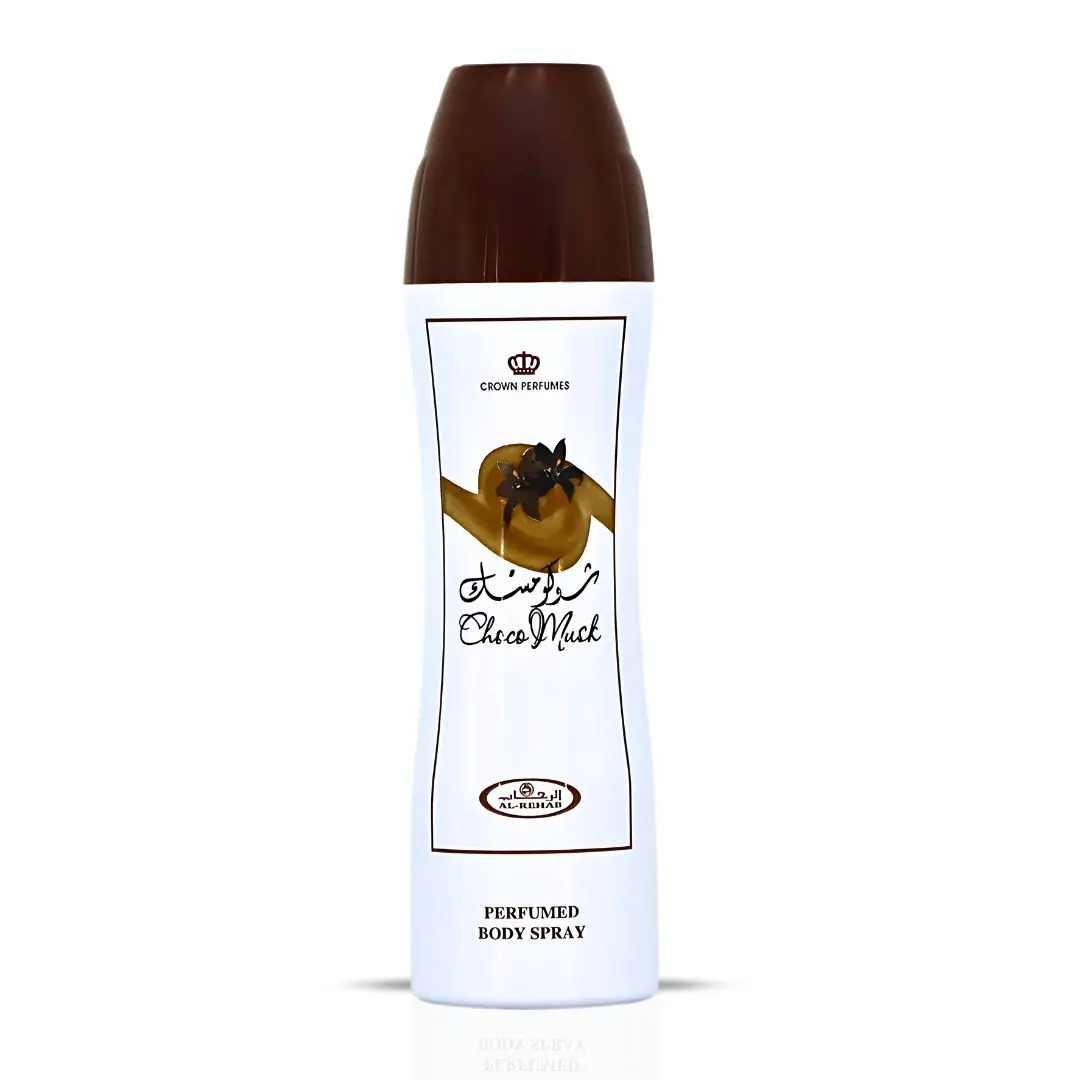 Choco Musk Deodorant - 200ML by Al Rehab | Warm Spicy, Amber, Chocolate, Musky, Cocoa, Vanilla. Choco Musk Deodorant - 200ML by Al Rehab | Warm Spicy, Amber, Chocolate, Musky, Cocoa, Vanilla.