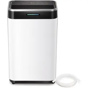 COWSAR 4500 Sq.Ft Dehumidifier Home Basement Bathroom Bedroom, 45PPD, 6.5L Water Tank with Drain Hose, Intelligent Humidity Control, Auto or Manual Drainage, Auto Shut-Off