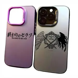 Seraph Of The End Phone Cases For iPhone 17 16 15 14 13 12 11 Promax Pro Air Plus Max Multicolor Aurora Laser Shockproof Funda Cover