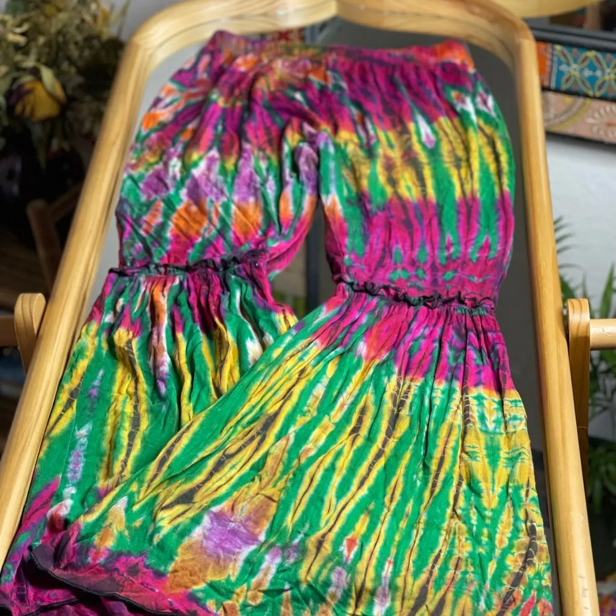 Hippie Flare Capri Pants