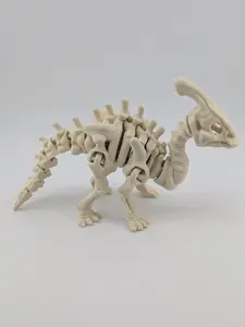 Flexi Skeleton Parasaurolophus – 3D Printed PLA Toy