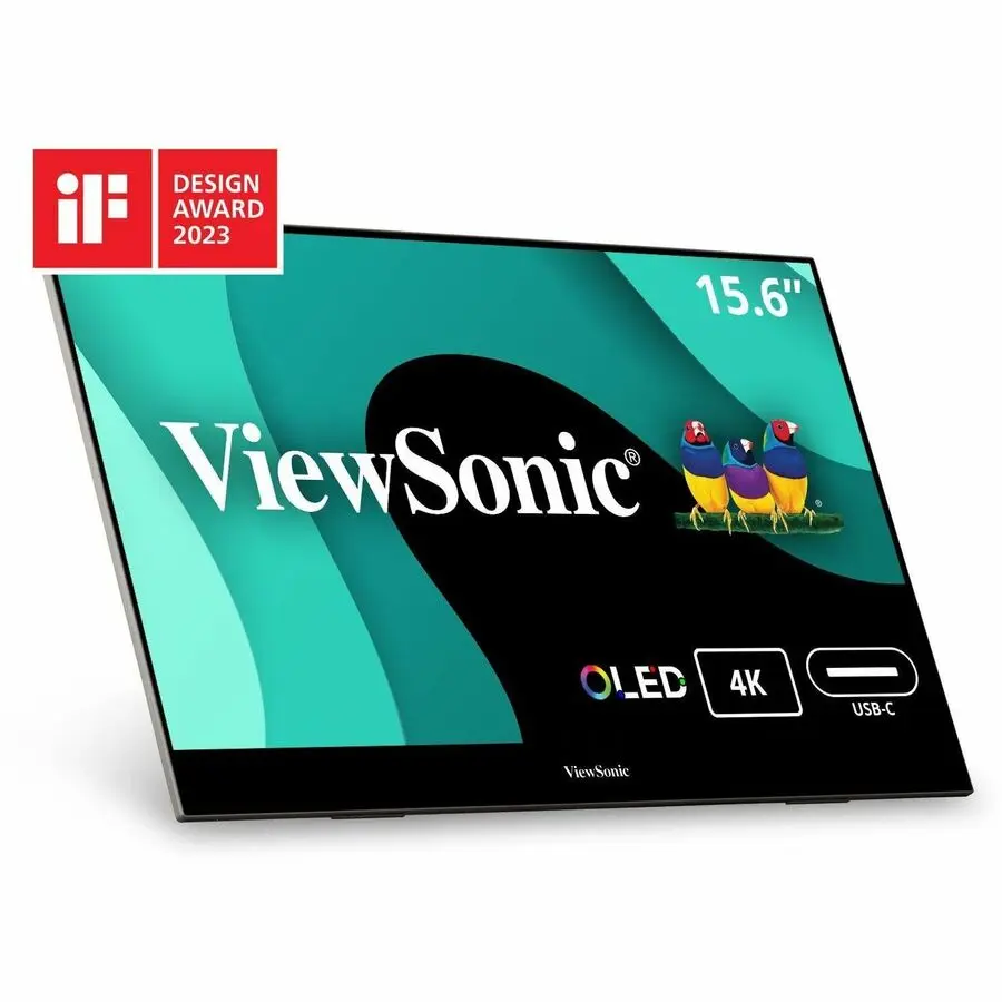 ViewSonic 15.6" UHD OLED Portable Monitor w/60W USB-C VX1655-4K-OLED
