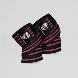 Gymreapers Knee Wraps - Pink, 72" Length Gymreapers Knee Wraps - Pink, 72" Length