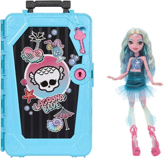 Monster High Skulltimate Secrets: Gore-Geous Oasis Lagoona Blue Doll & Playset  [COLLECTIBLES] Paper Doll, Collectible