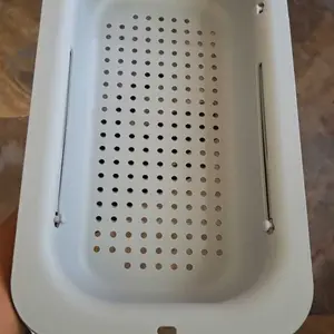 UFORU Collapsible Drain Basket, Kitchen Sink Strainer, Vegetable Wash Basket, Storage Rack, Fruit and Vegetable Drain Basket, Draining Utensils,