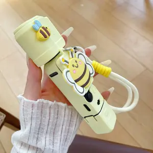 Cute Yellow Bee Case for DJI OSMO Pocket 3 Silicone Cover Lens Cap Protector for Pocket3 Case Camera Shell Accessories