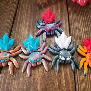 3D Printed Flexi Spiders figet toys