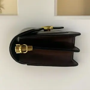 Six-Tone Mini Square Crossbody Bag for Women – Minimalist Small Purse with Chain Strap, Fits Phone & Cards, Faux Leather Shoulder Bag, TikTok Viral