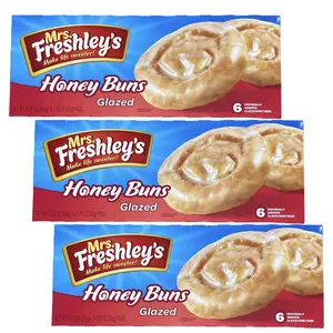 Mrs. Freshley's Glazed Honey Buns | 1.75 Oz | Pack of 18