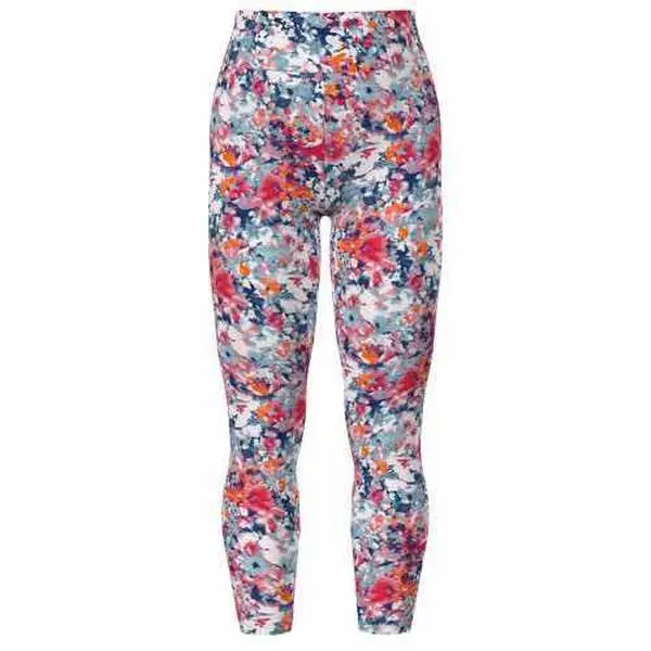 LuLaRoe Women's Buttery Soft Leggings - Polyester-Spandex Fabric Bottoms, Blue Multi Floral
