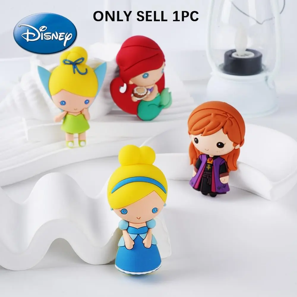 1PC Disney Officially Licensed Tinker Bell 3D Foam Magnet refrigerator Magnet Cute Cartoon Character Kitchen Fridge Stickers Bookshelf Decoration Accessories Travelling Birthday Gift