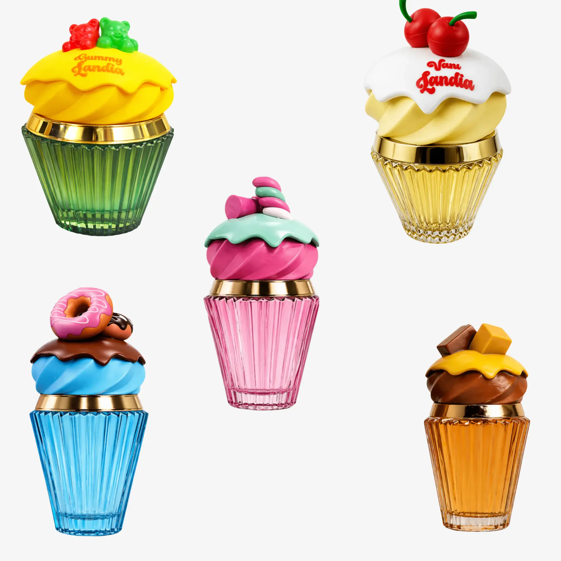 Zakat Creations Cupcakes Bundle (Pack of 5) EDP 100ml Spray Unisex