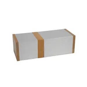 FixtureDisplays® Wood Aluminum Riser Glorifier Centerpiece Stand Flower Vase Plinth Block Pedestal 21417-5+3-NF