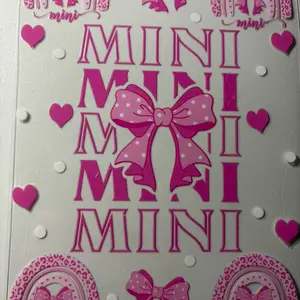 Mini mini mini A5 book cover decal