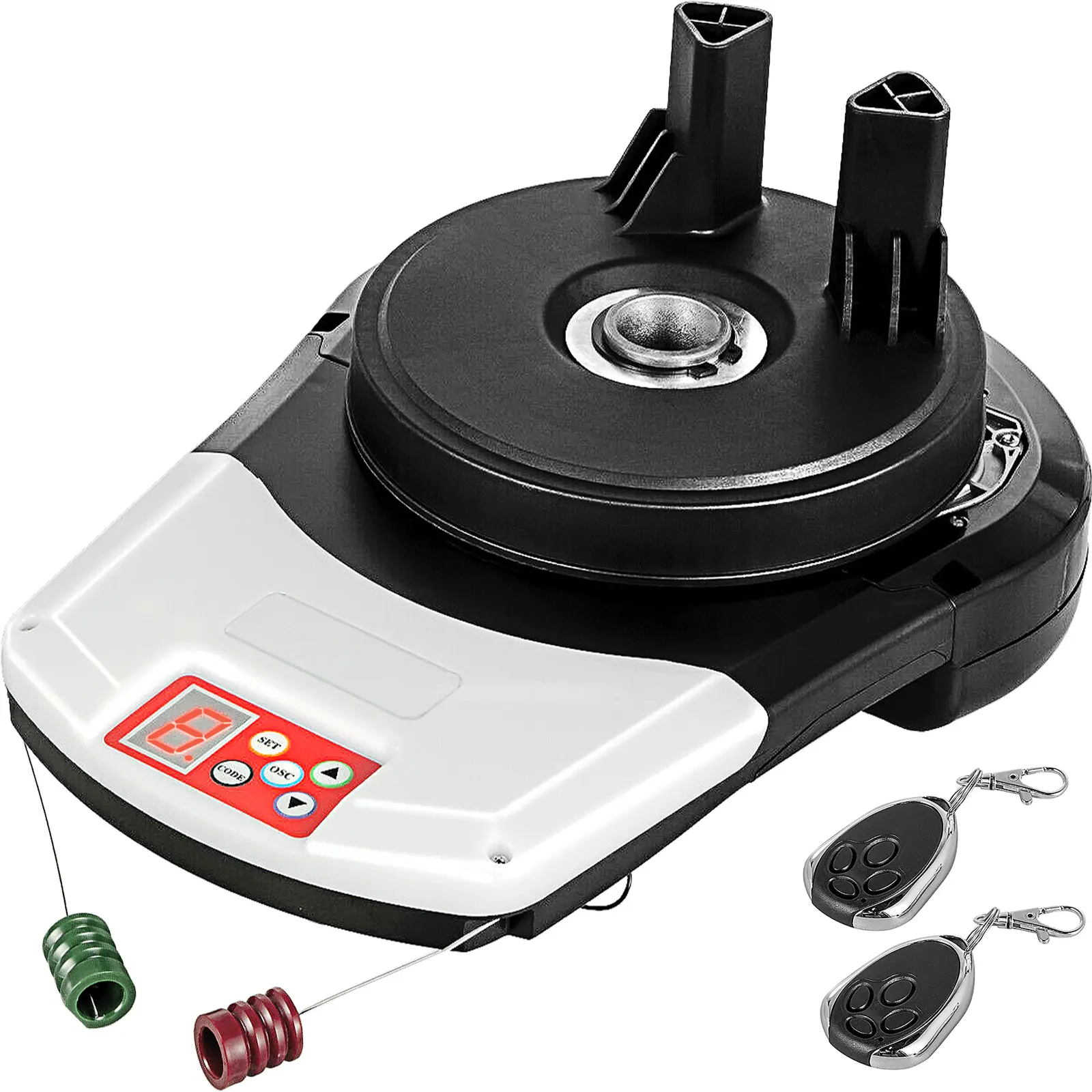 【summerfinds】VEVOR Garage Roller Door Opener, 800 N Lift Force 164 ft Remote Control, 110V Electric Roller Gate Opener, Auto Garage Roller Gate Opener Kit with 2 Remote, Apply for Garage Store