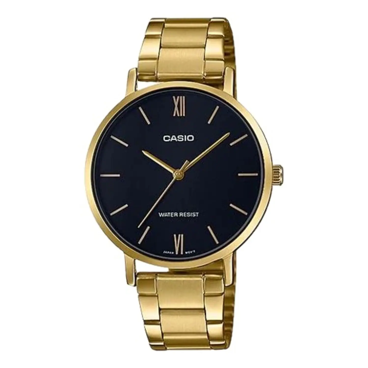 Casio Women’s Gold-Tone Stainless Steel Bracelet Watch - LTP-VT01G-1BUDF