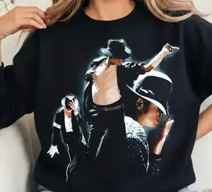 Michael Jackson Tee Unisex Shirt Pop Shirt, Pop Tee, Music Fans Shirt, Michael Jackson Merch Gift for Him Gift For Her, Y2K Womenswear Graphic Tee Top Crewneck Apparel