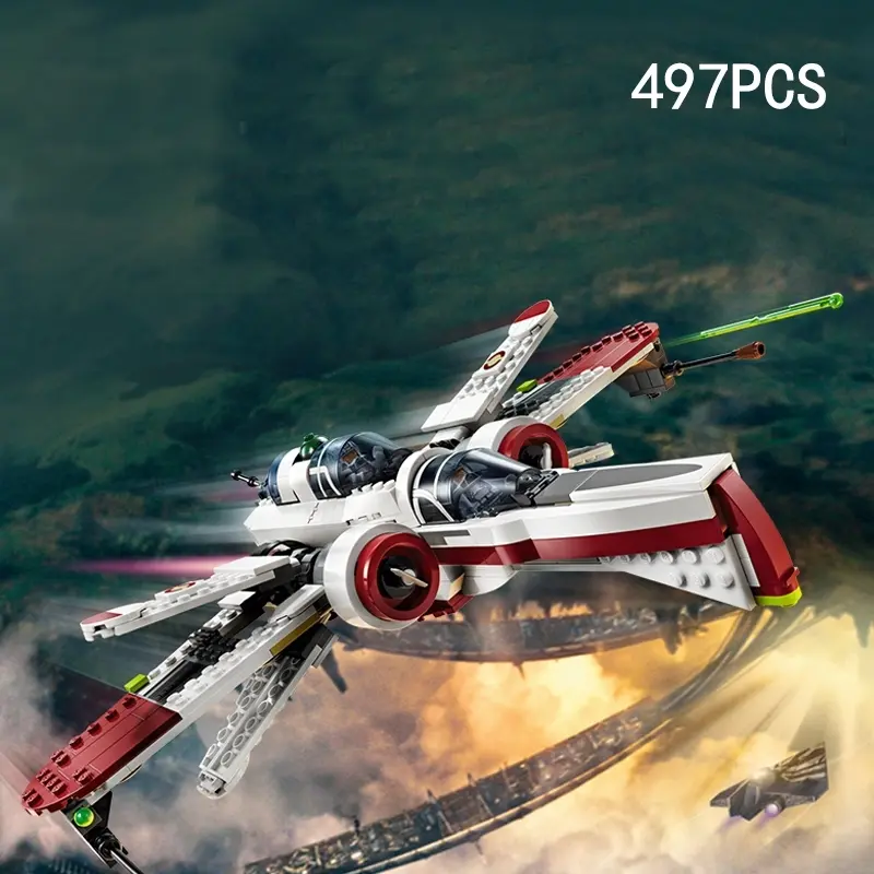 Arc-170 Starfighter Spaceship Building Toy, Building Block Model, Model Kit, Unisex Construction Block Set for Kids, Ideal Birthday Present for Children Aged 6+, Durable & Fun, Creative Building Set, Collectible Building Set, Building Blocks