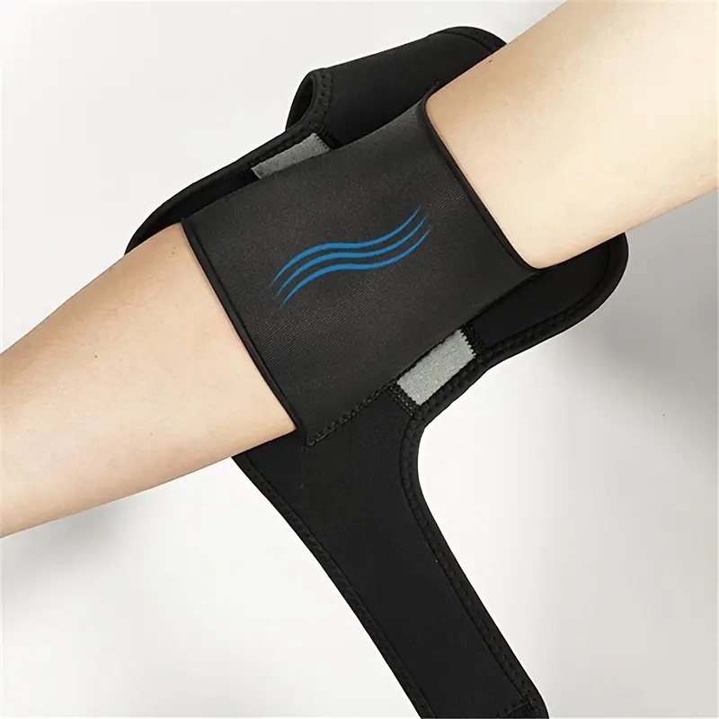Unisex Pull-On Compression Elbow Sleeve, 1 Pc Adjustable Polyester Blend Brace for Tennis and Sprain Support, Protective Athletic Gear, Hand Wash Only, Protective Sports Gear, Compression Sleeves, Elbow Brace, Tennis Gear