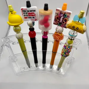 Claim on live! 5 for $30 Colorful Beadable Pens  Unique Designs Perfect for Gifts