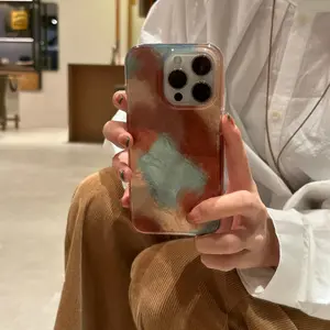 Iceberg Blue Gradient Dual Layer Phone Case for iPhone 17 Pro Max, Stylish Protective Cover for iPhone 17 16 15 14 13 12 11 X XS XR Pro Max Plus Air