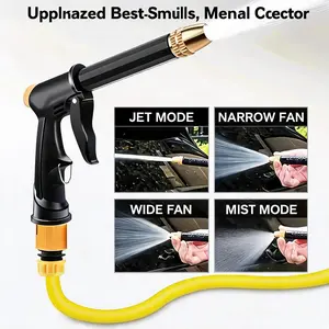 Household High Pressure Water Gun, Plastic Hose Nozzle, Dual-use Tool for Car Wash and Garden Irrigation，high pressure car wash gun, Water Spray Tool, High Pressure Handheld, Car Wash Sprayer, Car Washing Tool