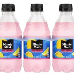 6 PACK! Minute Maid Pink Lemonade 12 Oz Bottles, SAME DAY SHIPPING!
