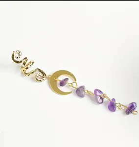 Genuine Crystal Beaded Hair Braid hairpiece