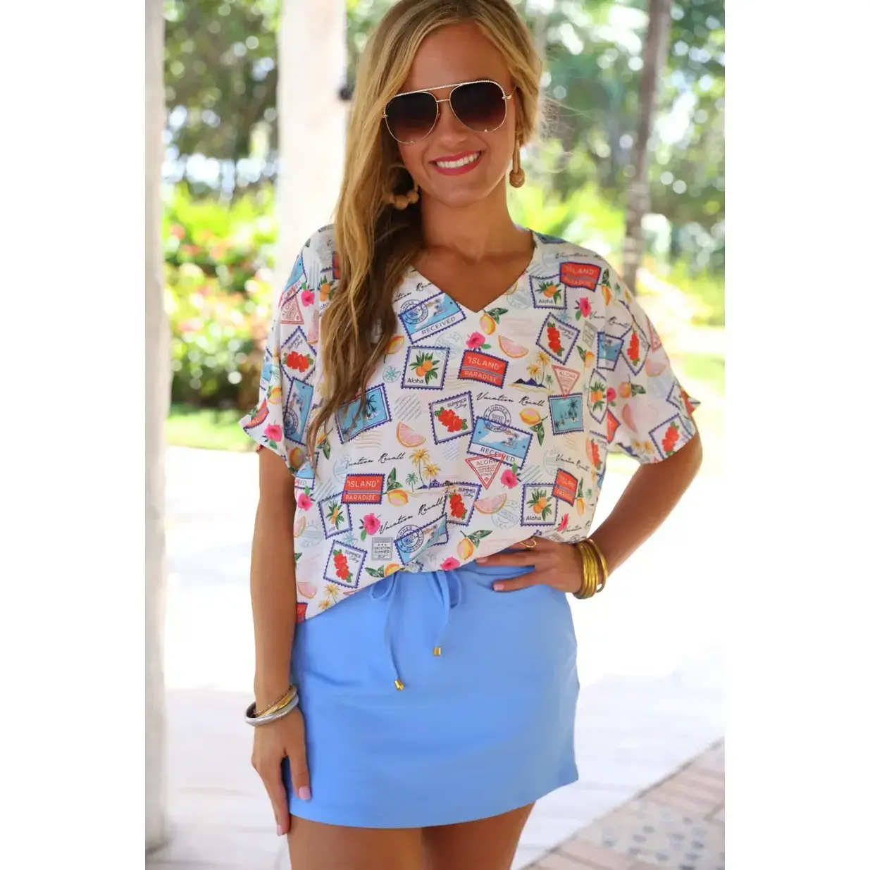 Passport Needed Tunic Top