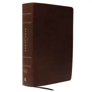 KJV, The King James Study Bible, Bonded Leather, Brown, Thumb Indexed, Red Letter, Full-Color Edition: Holy Bible, King James Version by Thomas Nelson [Leatherbound Book]
