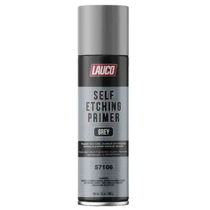 LAUCO Self Etching Etch Primer Gray Aerosol Spray Can 13oz - Automotive and Industrial Primer 57106