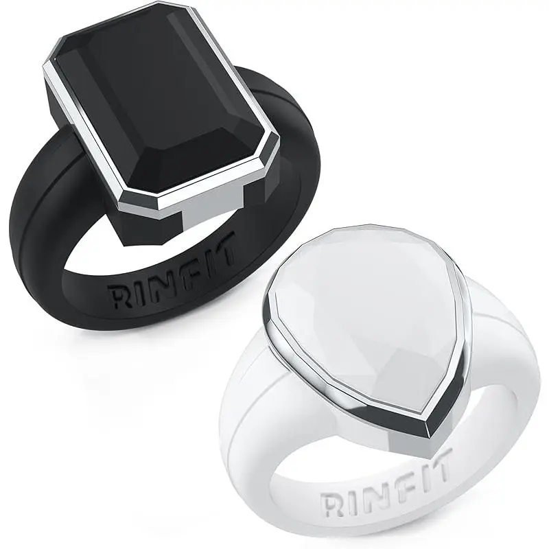 Pack N - White and Black / Metal Silver