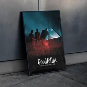 Goodfellas Movie Poster, Martin Scorsese Mafia Wall Art, Movie Decor Artwork