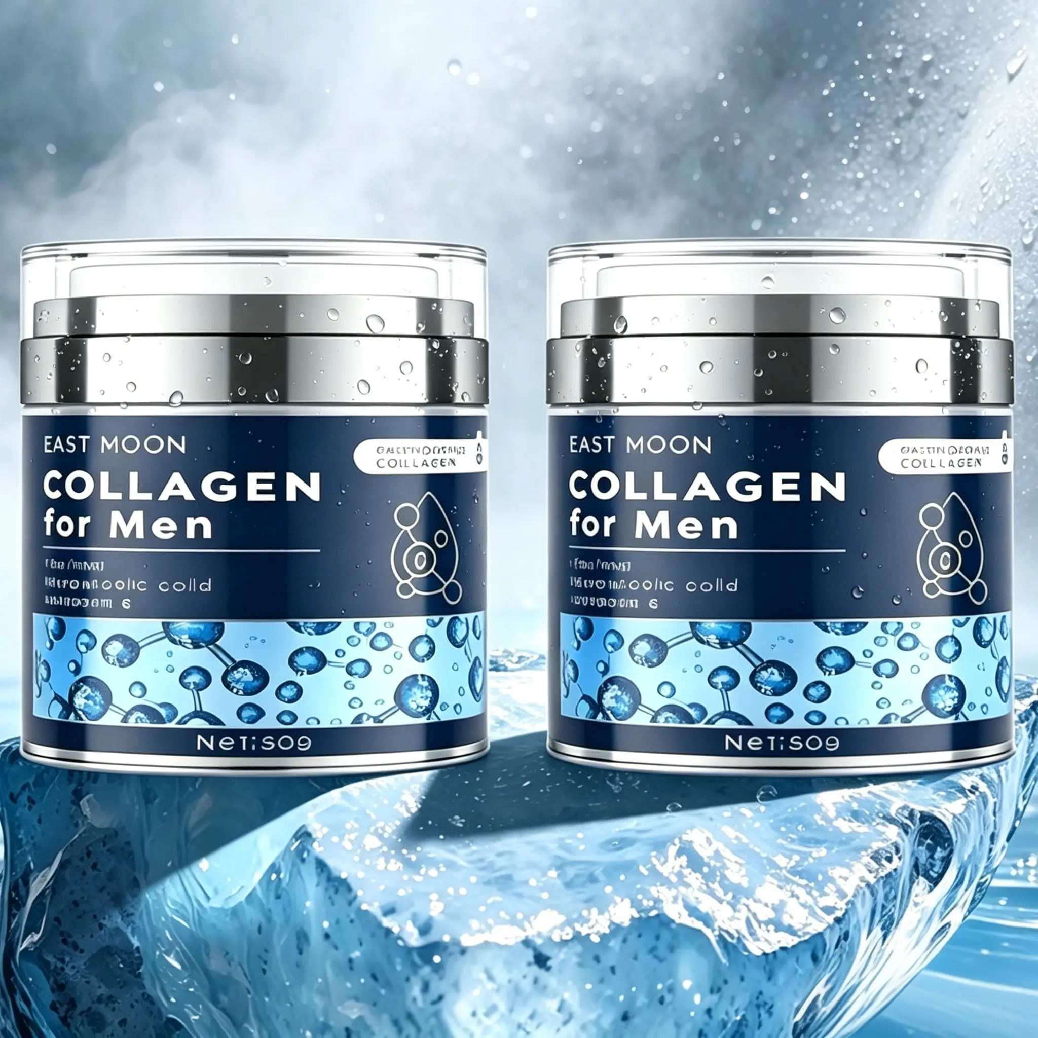【BYU 1 GET 1】Collagen Men's Anti-Aging Wrinkle Cream, Men's Face Moisturizer Cream 50g, Skin Firming and Tightening Lotion, Firming Hyaluronic Acid Moisturizer defense men care gift set daily skincare east moon