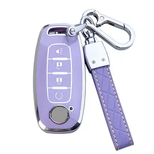 Key Fob Cover Case Compatible with Nissan Pathfinder Rogue Kicks Accessories