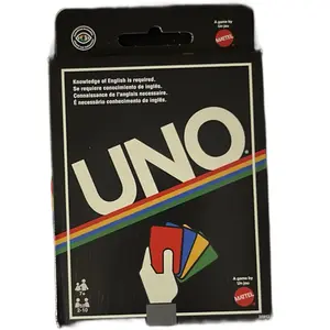 Uno Retro Card Game by Mattel - Classic Family Fun for 2-10 Players