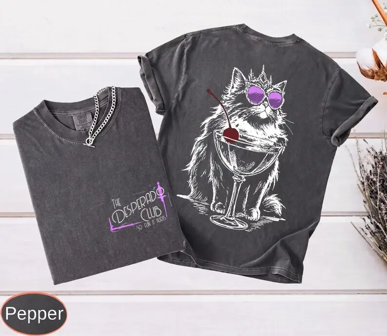 Comfort Colors Princess Donut Approved Graphic Tee - Vintage Dungeon Crawler Carl Bookish Shirt, Funny Geeky Cat Lover Desperado Club Heavyweight Top