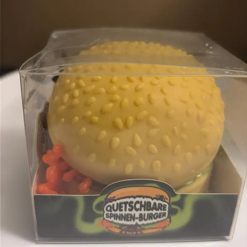 Scrunchems Spider Burger Squishy - Classic Stress Relief Toy, Decompression Squeeze, Sensory Calming Tool, Sensory Stress Reliever for Kids